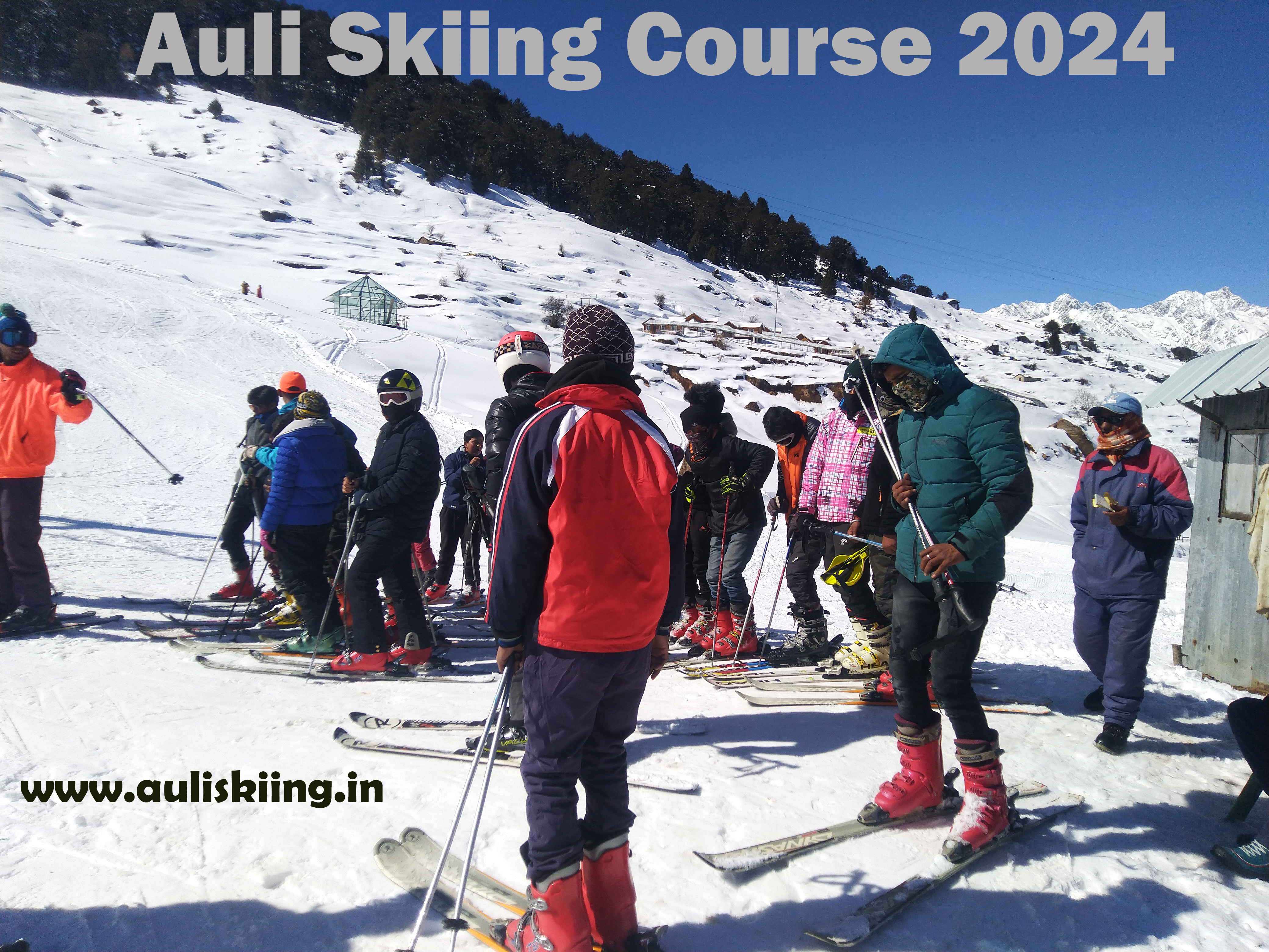 Skiing Course Auli 